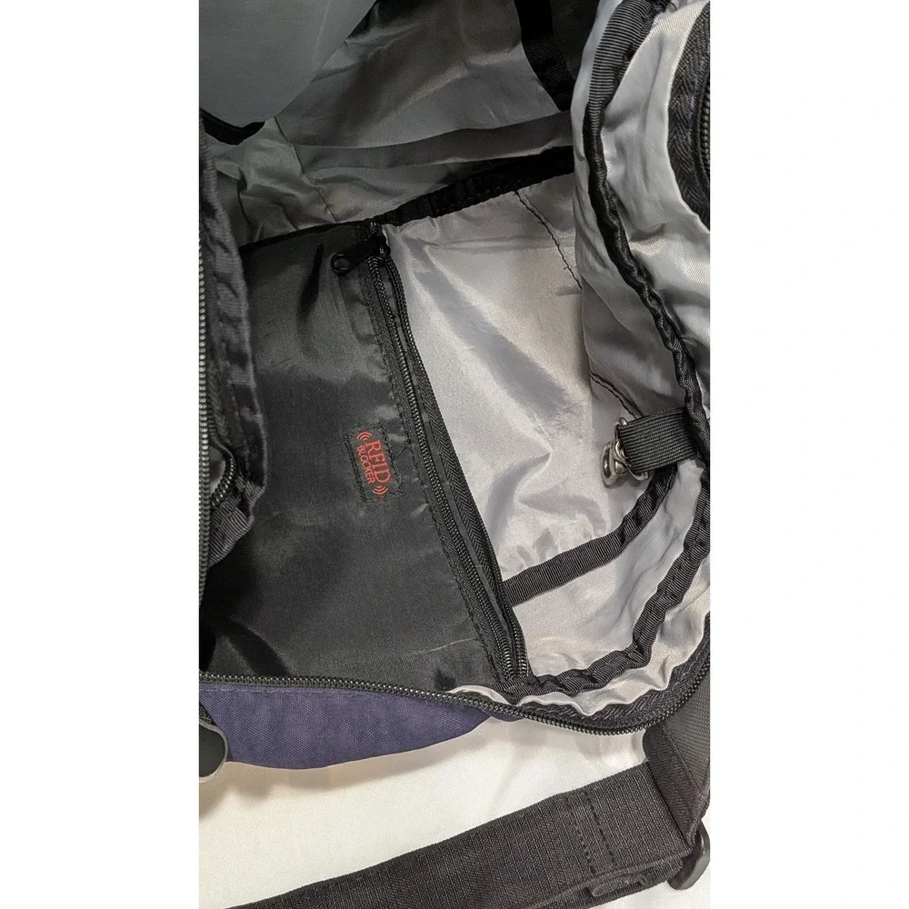 Healthy Back‎ Bag Sling Bag Womens Medium Navy Blue Excellent RFID Ergonomic